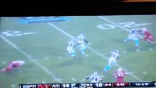 Fozzy Whittaker Smacks Cardinals D in the mouth