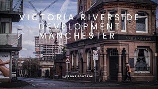 Victoria riverside development : manchester drone footage