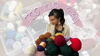 Finally confronting my yarn stash | Yarn Stash Tour | Knitting stash update 2024