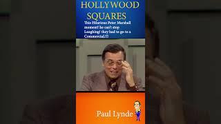 The one question that made Peter Marshall laugh so hard they had to go to commercial