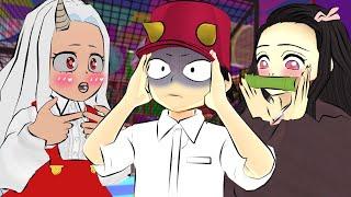 Eri and Nezuko Have a Crush On Kota! (MHA VR)