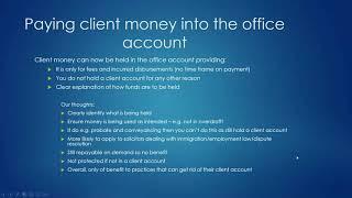 Solicitors Accounts Rules from an Accountants Perspective