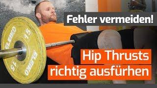 Hip Thrusts richtig ausführen - Technikcheck