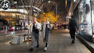 Downtown on Church 'n Bloor | Friday Evening Walk (Nov 2024)