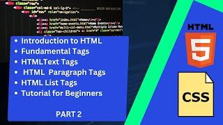 HTML Tutorial for Beginners | HTML Tags | Web development Tutorial