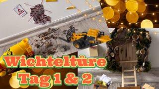 WICHTELTÜRE ‍️ Tag 1 & 2 | Wichtel Baustelle und Einzug | Basteln | Wichteltür