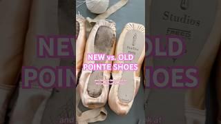 NEW vs OLD POINTE SHOES #ballerina#ballet#new#shoes#pointeshoes#dancer#old#difference#explained