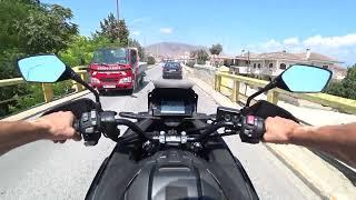 POV riding HONDA NC750 DCT 2024 model