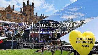 Welcome Fest 2024 - Orientation week at the University of Sydney (Australia Vlog #3)