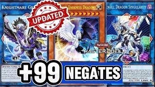 ACTUAL +99 NEGATES UPDATED Deck, Light and Darkness Dragon Gryphon Firewall Deck [Master Duel]