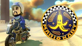 I RACE ON THE BANANA CUP ON MARIO KART 8 DELUXE (INSANE GRAPHICS!)