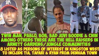 The Hell Raisers Of Kingston West. Twin Man, Pablo, Bob, Boodie, Chin, Tia, Tafari, Ryan, & Bad Juvi