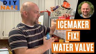 Refrigerator Ice Maker Fix - Water Inlet Valve Replacement (Maytag /Whirlpool)! - by DIYNate