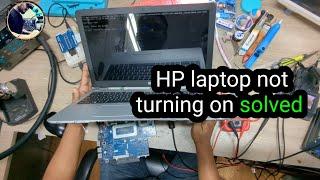 Hp pavilion 15 not turning on | hp pavilion 15 no display | no power