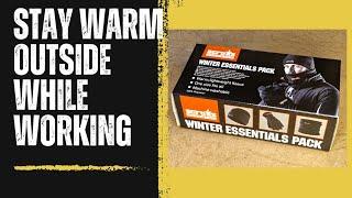 Scruffs Winter Essentials pack review. Hat, gloves, snood for the tradesman.