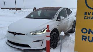 Model X in a Snowstorm