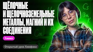 Щелочные и щелочноземельные металлы, магний и их соединения | ЕГЭ по химии | Катя Строганова