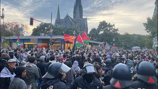 Pro Palästina Demo Berlin Südstern  07.10.24