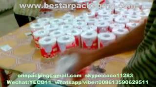 Semi automatic Toilet Paper Packing Machine,toilet paper roll wrapping machine