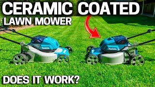 Does Ceramic Coating your Lawnmower Really Stop Grass from Sticking to It?