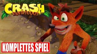 CRASH BANDICOOT Gameplay German Part 1 FULL GAME Walkthrough Deutsch ohne Kommentar