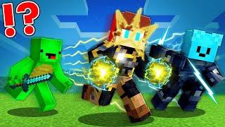 ELECTRO Armor Speedrunners vs Hunter in Minecraft - Maizen JJ and Mikey