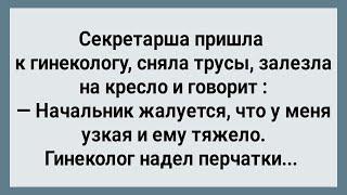 У Секретарши Очень Узкая! Сборник Свежих Анекдотов! Юмор!