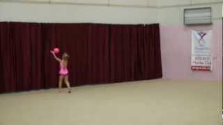 Sophie's First Rhythmic Gymnastics Competition - Ball