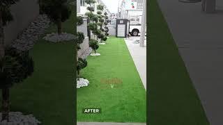 Change it to Artificial Turf | Landscape design malaysia