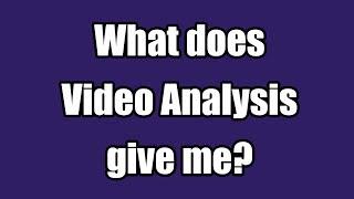 Why use video analysis in sport?