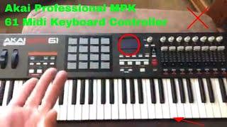   How To Use Akai Professional MPK 61 Midi Keyboard Controller Review