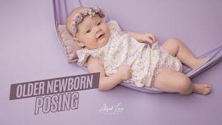 Older Newborn Photography Posing - 3 Month Old