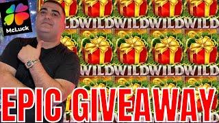 EPIC LIVE Slot Play & 4 Times GIVEAWAY At McLuck