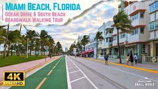 Miami Beach, Florida | Walking Tour of the Art Deco District - Ocean Drive & South Beach Boardwalk