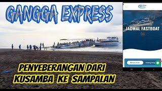 The atmosphere and schedule for the crossing at the Gangga Express Kusamba Harbor in early 2021