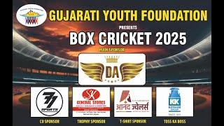 SEMI - FINAL 2 II  J7  VS  Soni Royals || GYF BOX CRICKET 2025 || Season 7 || FINAL DAY