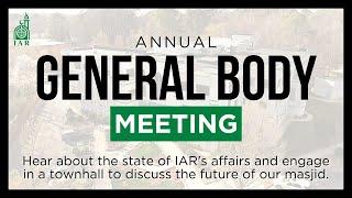 Annual General Body Meeting - December 2024