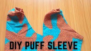 How to make a puff sleeve// Diy puff sleeve// gathered puff sleeve // pleated puff sleeve.