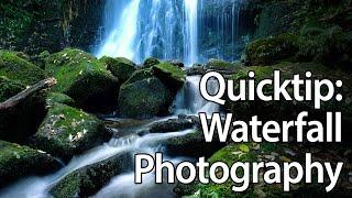 Quick photo tip: Waterfall Photography (without a tripod)