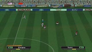 Pro Evolution Soccer 2  PS2 Gameplay | MADRID vs ROMA (1080p)