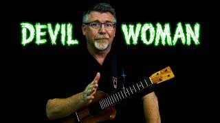 Cliff Richard - Devil Woman // Halloween Ukulele Tutorial