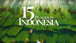 15 Most Amazing Places to Visit in Indonesia 4K  | Ultimate Indonesia Travel