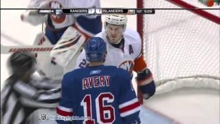 James Wisniewski Taunts Sean Avery Oct 11, 2010