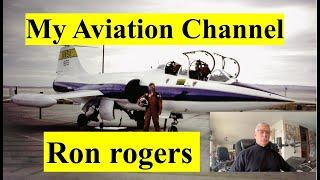 Ron Rogers aviation channel and background.