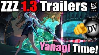 REACTING To ZZZ 1.3 and Yanagi Trailers | DonnyVick Reacts, Section 6 Time!