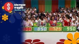 TWO ROUNDS OF OVERBIDS Slow Down Contestants Row - The Price Is Right 1982