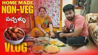 Homemade Non Veg Pachadi vlog with Mom | #chickenrecipe #pickles #nonvegrecipe #foodvlog