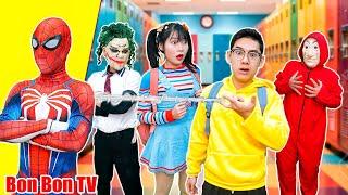 Bon Bon Sở Hữu Sức Mạnh Siêu Anh Hùng Và Đánh Bại Kẻ Bắt Nạt - Seri - Spiderman: p1  | Bon Bon TV