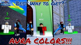 (Blox Fruits) [2023] Best Way to get Aura Colors on BLOX FRUITS?!