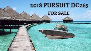 Pursuit DC265 2018 Pre Owned Dual Console Offshore Fishing Boat for Sale Jacksonville Florida